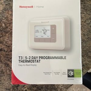 Honeywell T3 programmable thermostat
